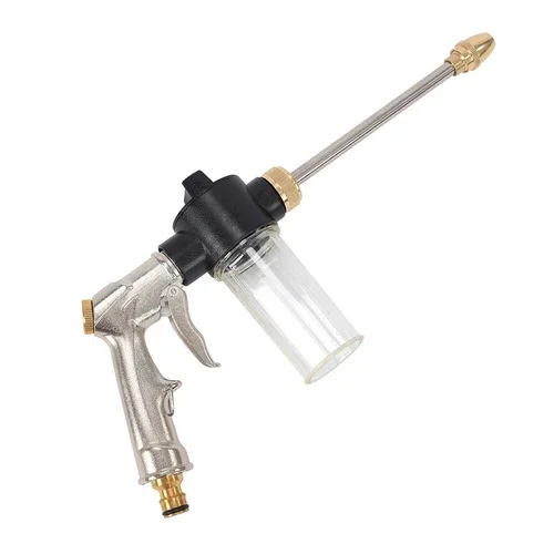 PURELY- Car High Pressure Power Gun Water Spray Garden Hose Nozzle Pipe Lawn Washer Tool