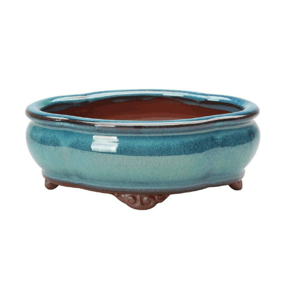 PURELY- Ceramic Garden Planter Pots Small Glazed Plant Flower Pot For Indoor & Outdoor
