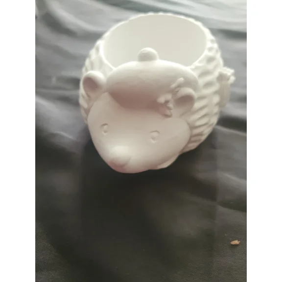 PURELY- Diy Paint-Your-Own Hedgehog Flower Pot Planter Ceramic Craft Cute Garden Decor
