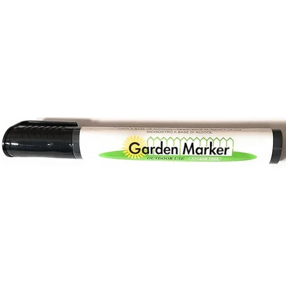 PURELY- Dp Industries Clip Strip Garden Marker Pen 1.2Mm Tip For Outdoor Use Gm77Blk