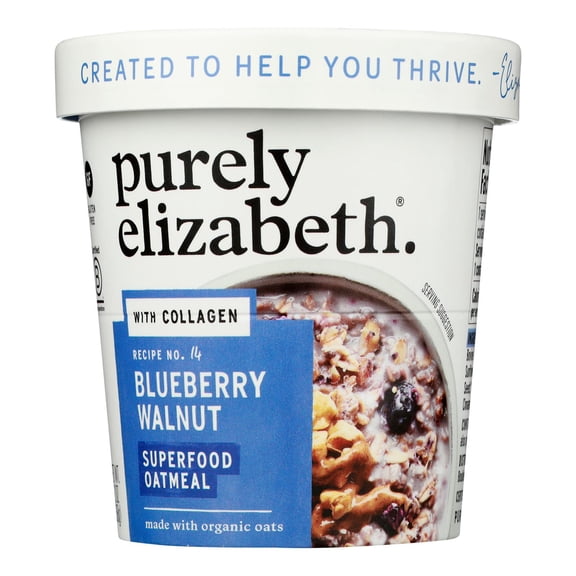 PURELY ELIZABET - Oat Cup with Blueberry and Walnut - 2 Oz, Case of 12