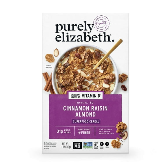 PURELY ELIZABETH Oatmeal Raisin YPF5 Cereal, 11 OZ