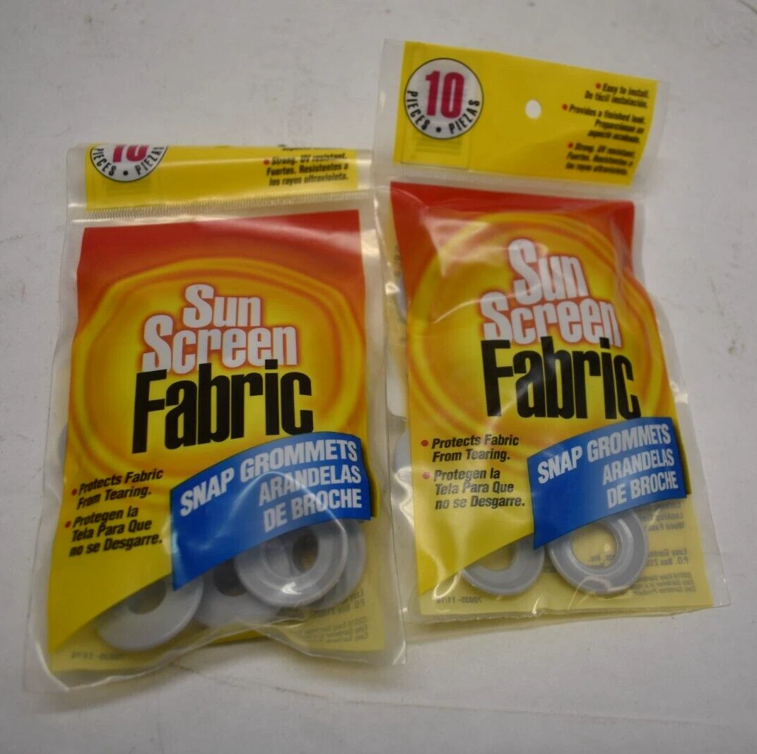 PURELY- Easy Gardener 70035 Snap Grommets Sun Screen Accessories Grey 20 Pieces