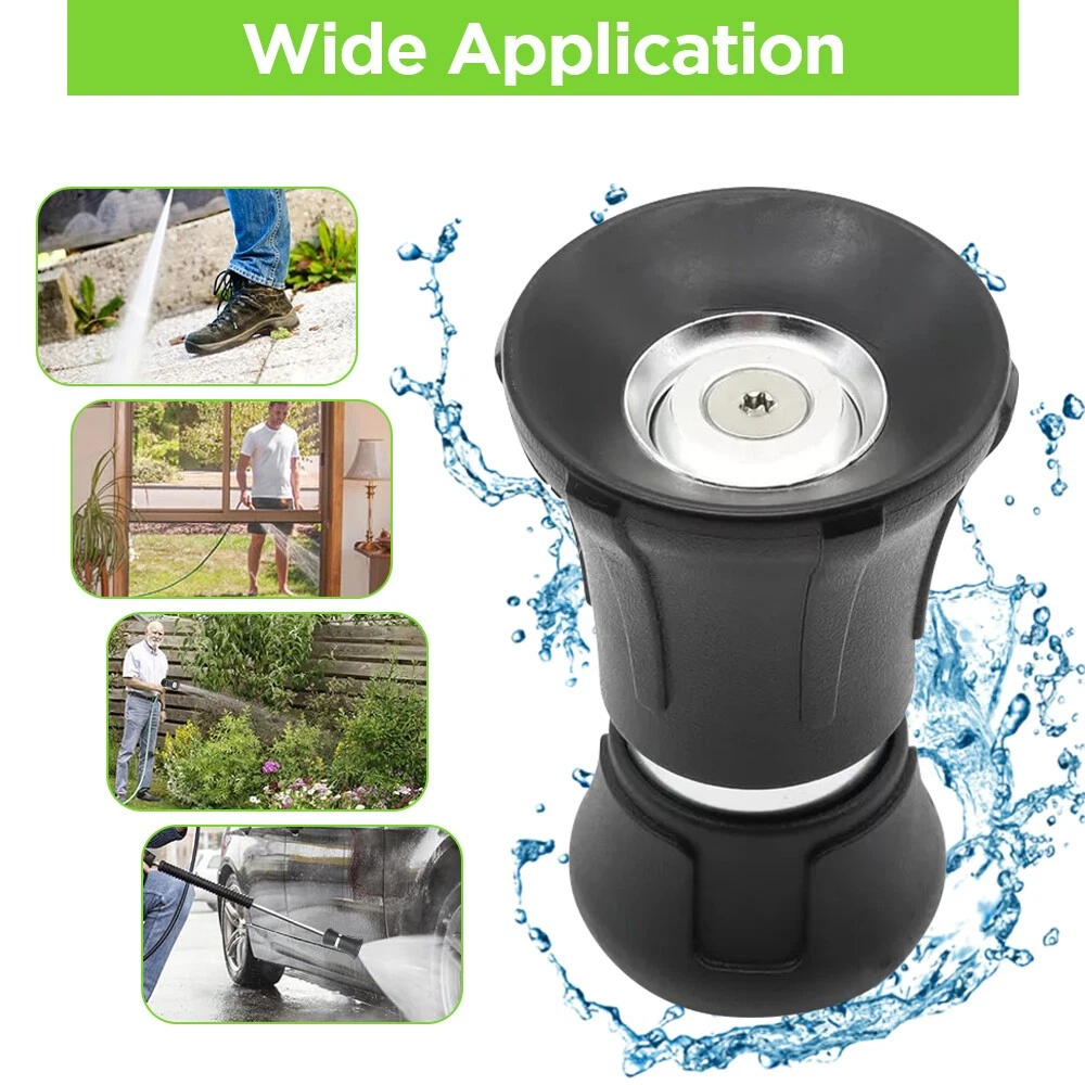 PURELY- Fire Hose Nozzle Water Sprayer Garden Adjustable High Pressure Washer Jet New