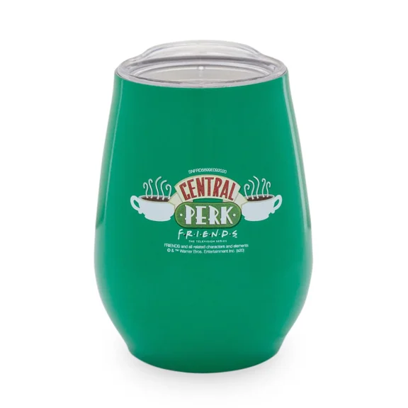 PURELY- Friends Central Perk Double-Walled Stainless Steel Wine Tumbler | 10 Ounces