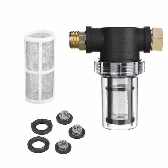 PURELY- Garden Hose Filter For Pressure Washer Inlet Water Inline Filter For Sediment #W