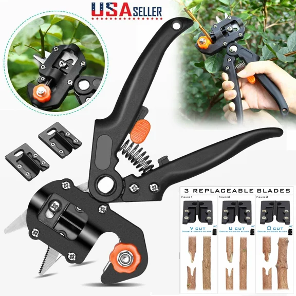 PURELY- Garden Tree Grafting Knife Pruning Pruner Shears Snip Scissors Cutting Tool Kit
