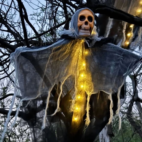 PURELY- Halloween Led Light String - Ghost & Skull Party Lights Decor For Garden, Yard