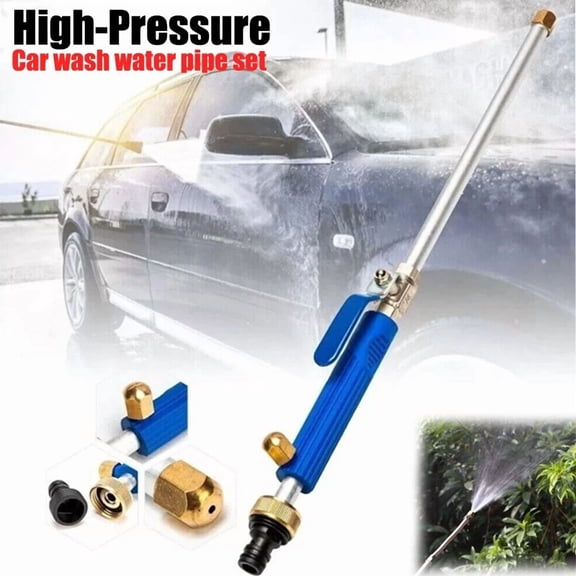 PURELY- High Pressure Power Washer Water Spray Gun Nozzle Wand Attachment Garden Hose Us