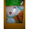 thumbnail image 1 of PURELY- Holiday Style Painted Artwork Garden Flag 12.5 X 18 Warm Wishes Marshmallow Man, 1 of 3