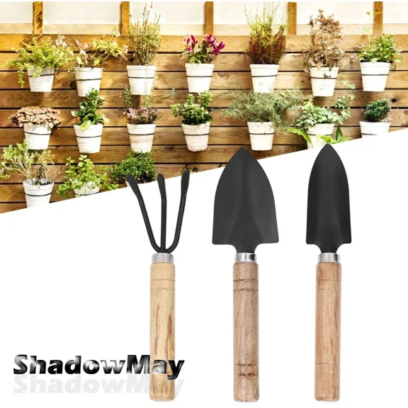 PURELY- Home Gardening Tool Kit Mini Plant Garden Tools Spade Rake Shovel Piece Set Gift