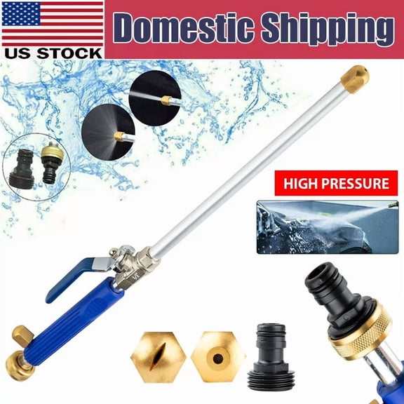 PURELY- Hydro Jet High Pressure Power Washer Water Spray Gun Nozzle For Garden Car Hose