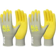 PURELY- Jdl Gardening Gloves For Women Men 2 Pairs Rubber Coated Yard Garden Gloves