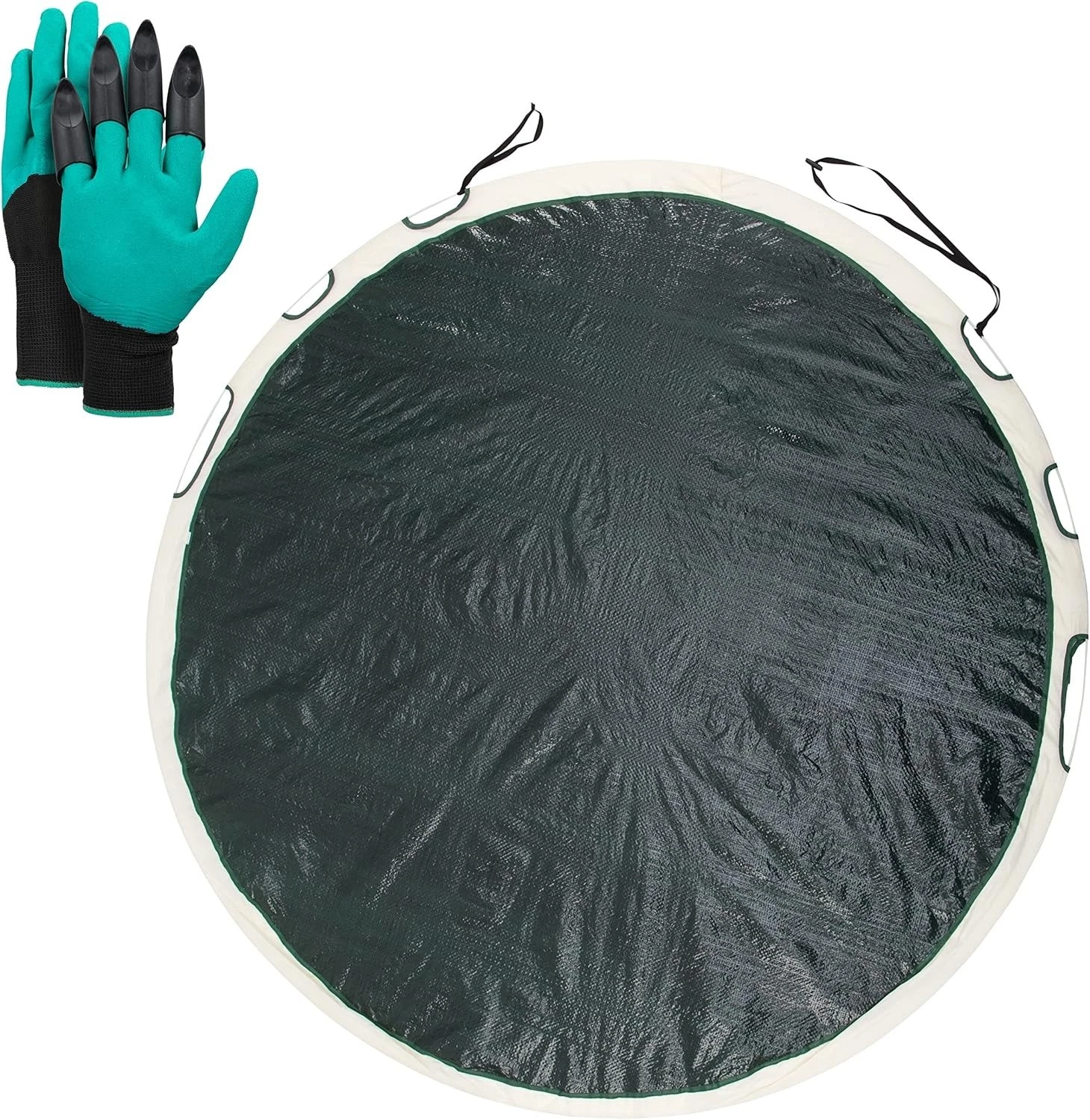 PURELY- Katai Pop-Up Leaf Collector Dustpan Lawn&Garden Tarp Sweeper Easy Yard Cleanup