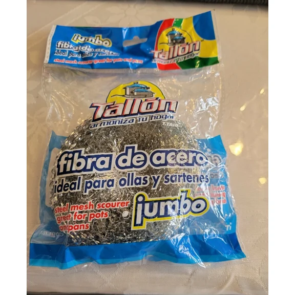 PURELY- Lot/3 Pcs Tallon High Quality Jumbo Steel Mesh Scourer Great For Pots And Pans