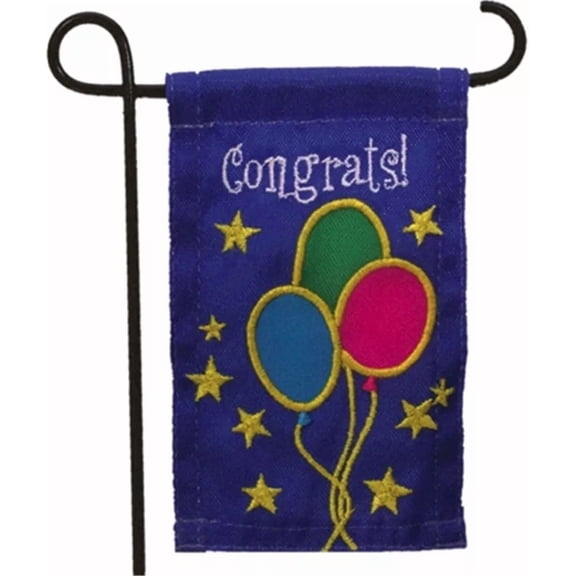 PURELY- Mini Garden Flag For Flower Pot - Congrats! - Jeane'S Things