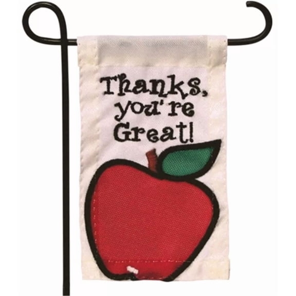 PURELY- Mini Garden Flag For Flower Pot - Thanks, You'Re Great!