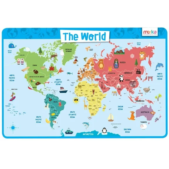 PURELY- Placemats - Map World
