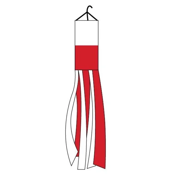 PURELY- Poland Windsock Polyester 60 Inch Garden Outdoor Wind Sock Decoration
