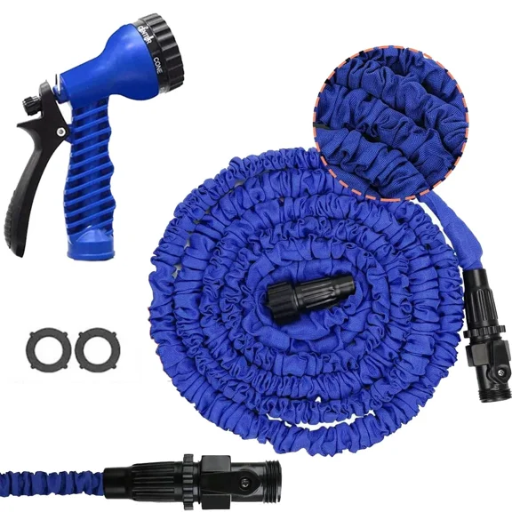 PURELY- Portable Garden Hoses With Double Latex Core For Gardening Lawn Car Pet Washing