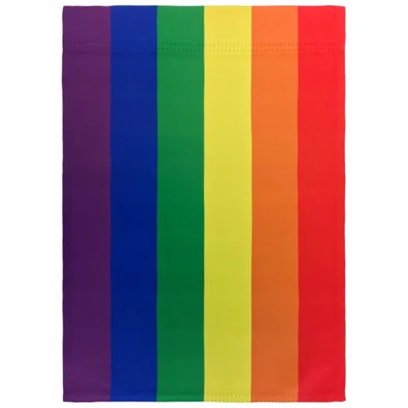 PURELY- Rainbow 12X18In Pride Garden Flag Lgbtq Gay Front Yard Outdoor Home Decor