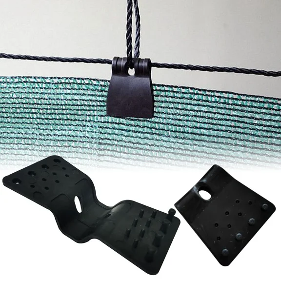 PURELY- Shade Cloth Plastic Clip Netting Black Clip For Greenhouse Outdoor Garden Tr