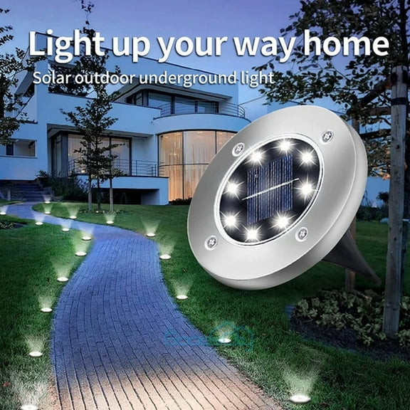 PURELY- Solar Garden Lights Outdoor Landscape Led Light Pathway Yard Waterproof Us