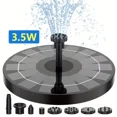 thumbnail image 1 of PURELY- Solar Power Fountain Submersible Floating Water Pump Bird Bath Pond Garden Decor, 1 of 6
