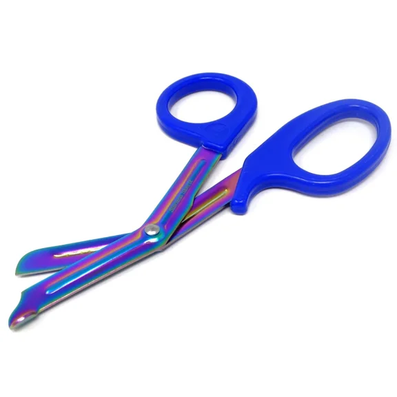 PURELY- Stainless Steel 7.5" Shears Edc Home & Garden Cutting Scissors Multicolor Blades