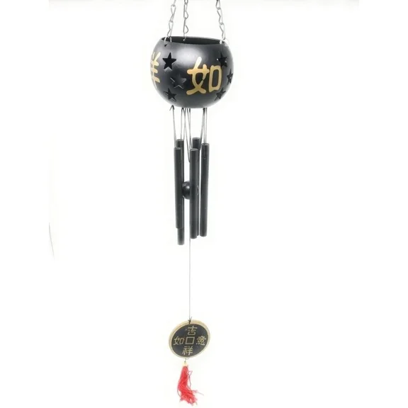 PURELY- Thy Collectibles Hand Tuned Aluminum Feng Shui Wind Chime For Patio, Garden,...