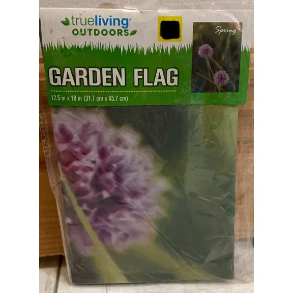 PURELY- True Living Garden Flag 12.5 X 18 - Spring/Flowers - New
