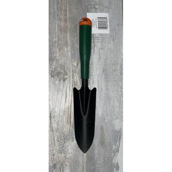 PURELY- True Living Garden Handheld Metal Transplanter - Green Plastic Grip - New