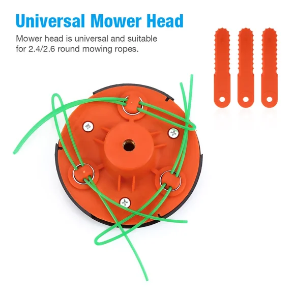 PURELY- Universal Replace Trimmer Head For Gas Electric Weedeater Weed Eater Garden Lawn