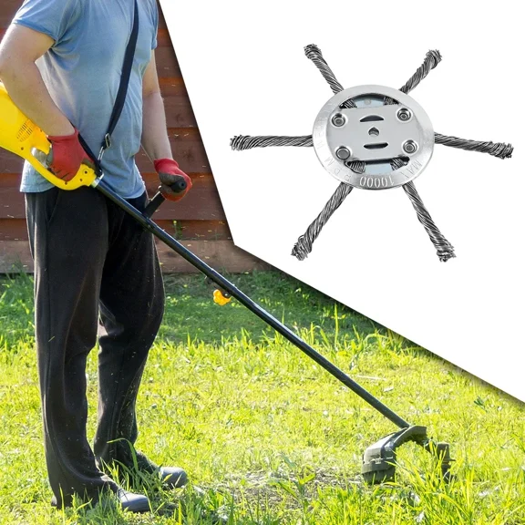 PURELY- Universal Steel Wire Trimmer Head,Weed Eater Head,Kit For Gardening Lawnmower