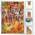 thumbnail image 1 of PURELY- Welcome Autumn Garden Flag 12X18In Seasonal Garden Flag Happy Fall Autumn 100D, 1 of 2