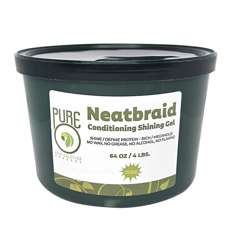 PUREO Neatbraid Conditioning Shining Gel (64oz) - Walmart.com
