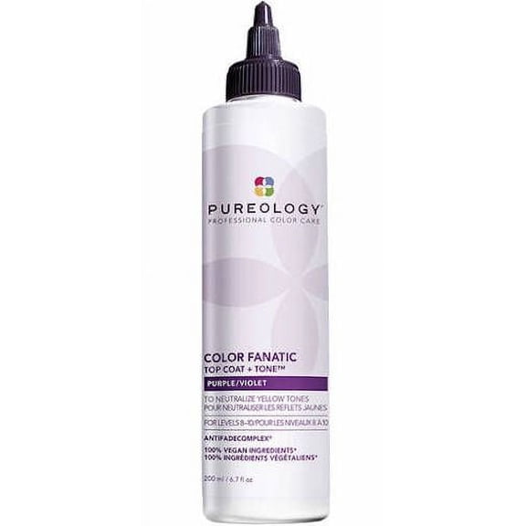 PUREOLOGY Color Fanatic Top Coat + Purple Tone Treatment Light to Medium Blonde