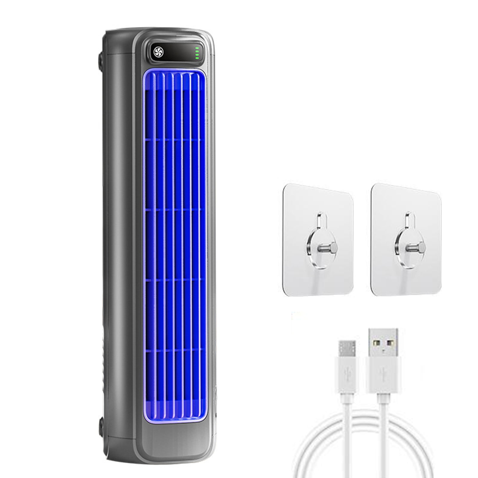 PUREOY Portable Air Conditioner Cooling Fan 3 Speeds Adjustable Home ...