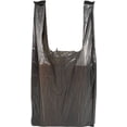 thumbnail image 1 of PUREVACY Black Plain Plastic Bags with Handles 6" x 4" x 15", Pack of 2000 Small Polyethylene Plastic Bags for Small Business, Single Use Plastic Grocery Bags with Handles 0.65 Mil, 1 of 1