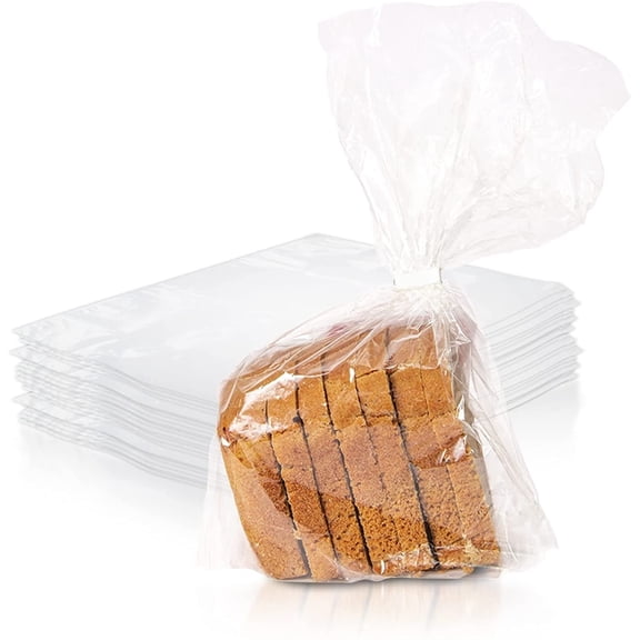 PUREVACY Poly Bakery Bread Bags 12 x 8 x 30. Pack of 1000 Ju