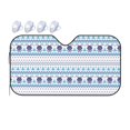 thumbnail image 1 of PUREYAH Foldable Front Windshield Sun Shade, Winter Snowflake Blue Style Universal Automotive Sun Visor for Car Windshield for Truck Vehicle Suv Small Size, 1 of 7