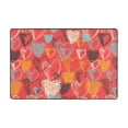 thumbnail image 1 of PUREYAH Front Door Mat Indoor Entrance, Non-Slip Washable Abstract Heart Graffiti Lines Decorative Rug Carpet for Bedroom Living Room Bathroom 36"x24", 1 of 8