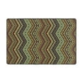 thumbnail image 1 of PUREYAH Front Door Mat Indoor Entrance, Non-Slip Washable Retro Ethnic Style Stripes Decorative Rug Carpet for Bedroom Living Room Bathroom 36"x24", 1 of 1