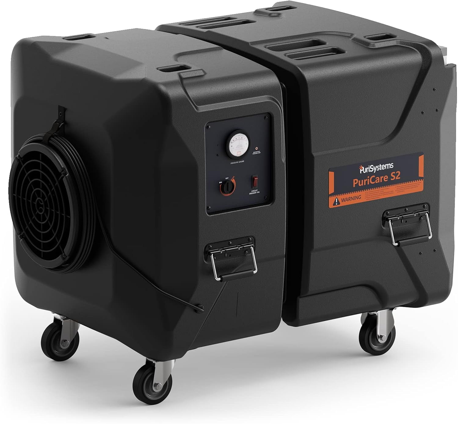 PURISYSTEMS PuriCare S2 Industrial Air Filtration System 2000 CFM, Heavy Duty HEPA Air 2-in 1 Filtration Air Cleaner for , Renovation, Commercial/Industrial Use