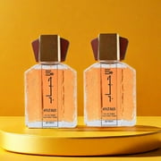 PURJKPU 2PCS Dubai Perfume for Men - Sultan Gold Perfume Oil, Elegant & Long Lasting Scent, 3.4 Fl.oz Exotic Arabian Perfume oil Spray for men, Unique Spicy and Warm Feeling