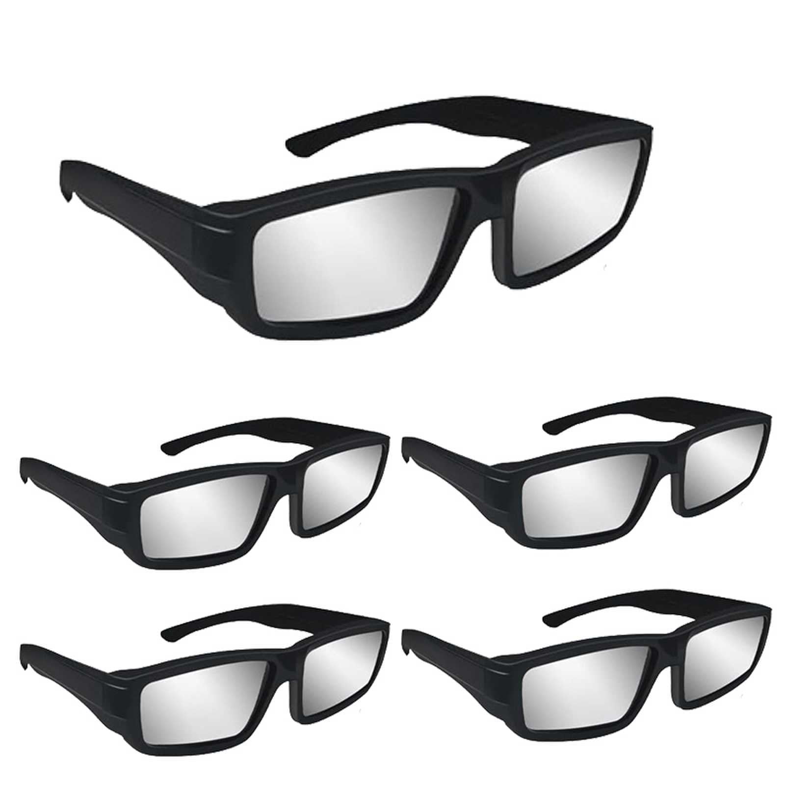 PURJKPU Glasses 2024 AAS Approved (5 Pack) Certified for Adults and