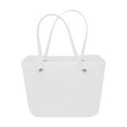 PURJKPU Rubber Beach BagBeach Rubber Tote Bag,Waterproof Washable
