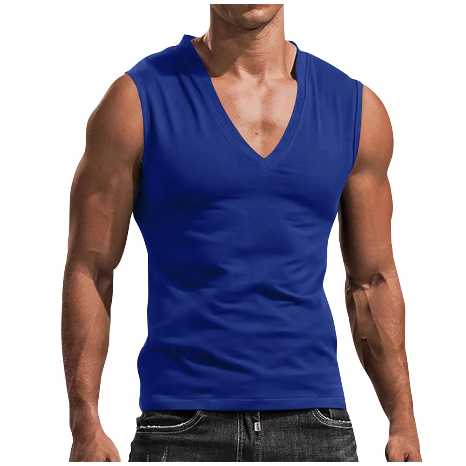 PURJKPU Tank Tops for Men Big and Tall Quick Dry Athletic Gym ...