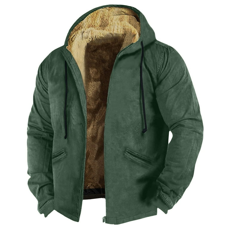 Fleece lined military jacket new arrivals