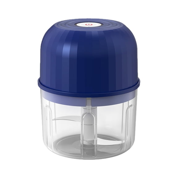 PURJKPU Wireless Food Processor, 3.66×4.49in, BPA-Free, Portable, for Home Kitchen, Dining Room & Small Cooking Spaces(Blue)